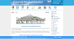 Desktop Screenshot of cramondmedicalpractice.com